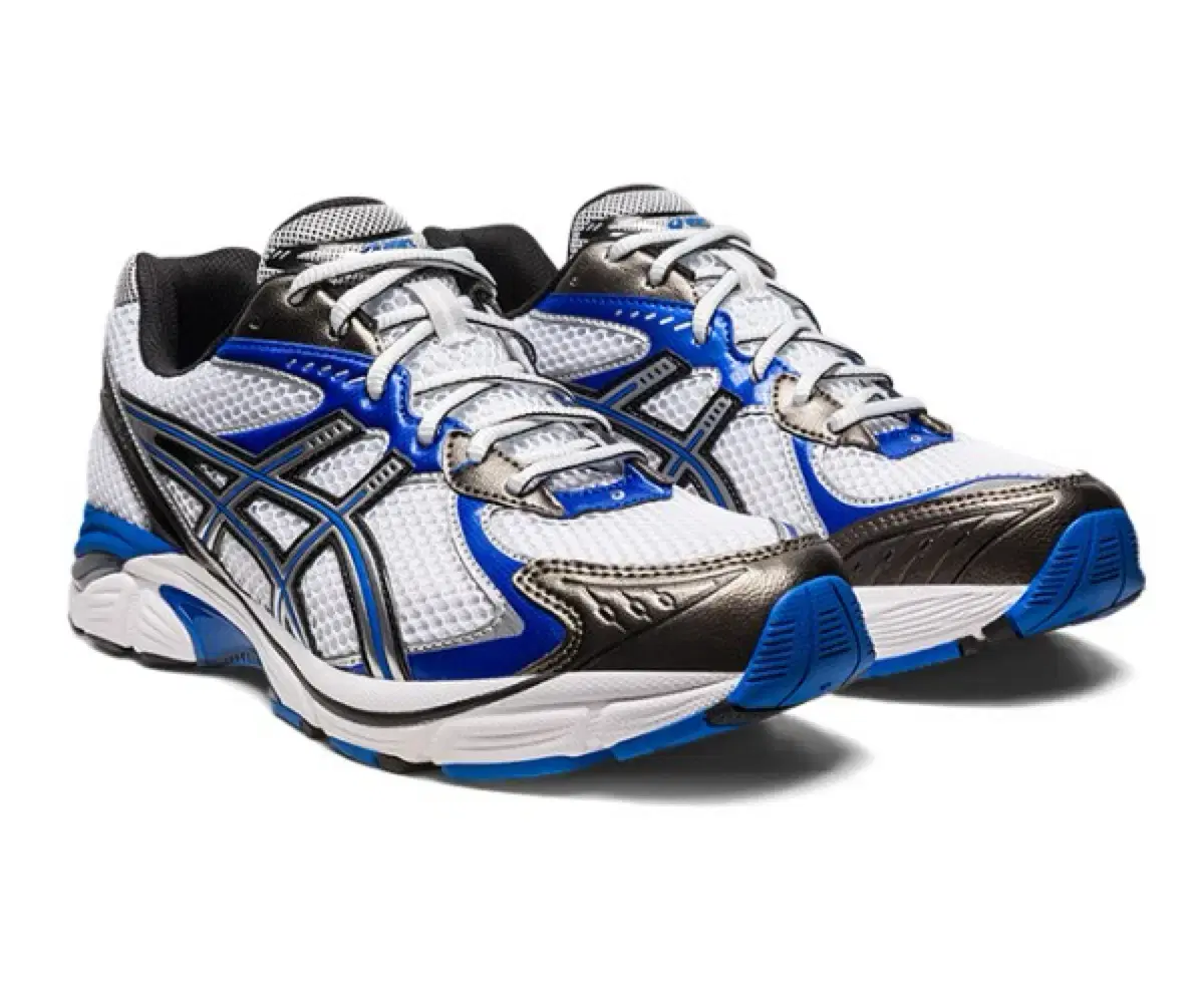 Asics White/Blue Sneakers